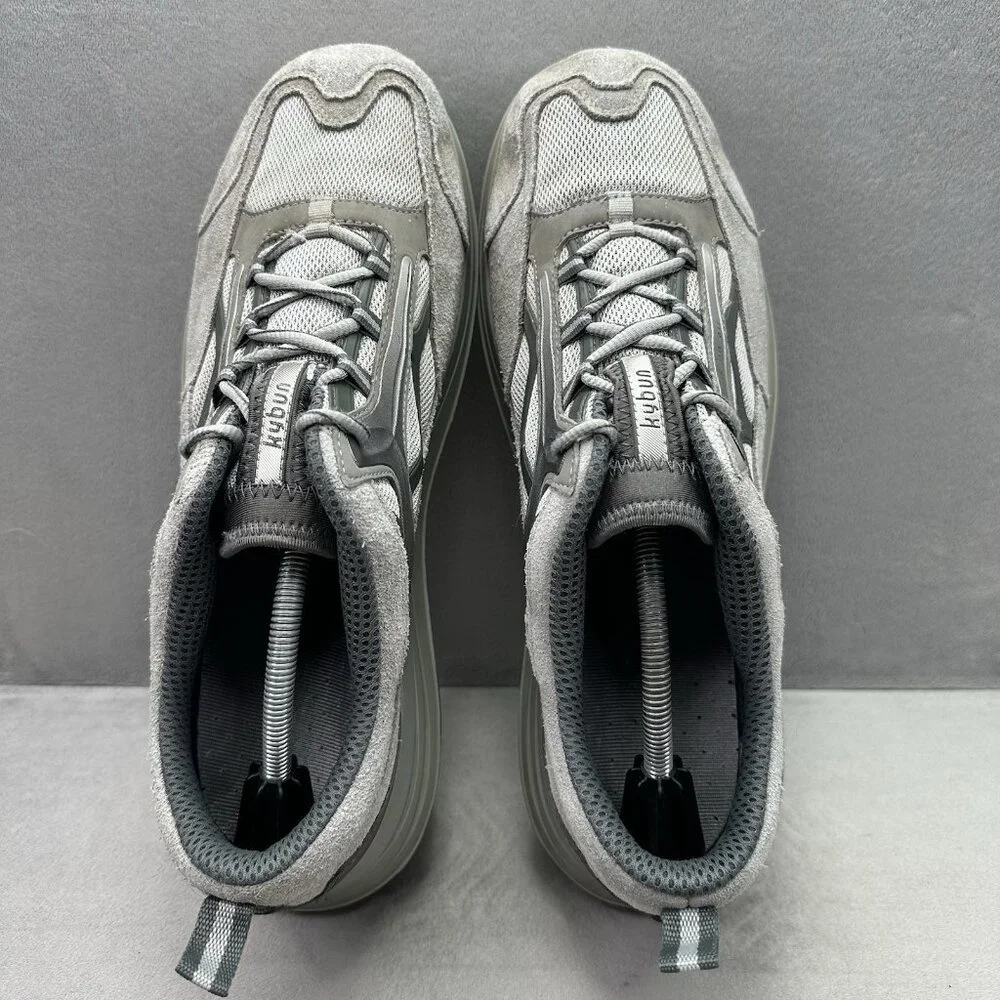 Mens Size 13.5 (EU 48 1/3) Kybun Sursee‎ 20 Shoes Gray Suede Walking Comfort